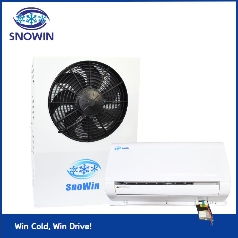 split type truck air conditioners snowin cold