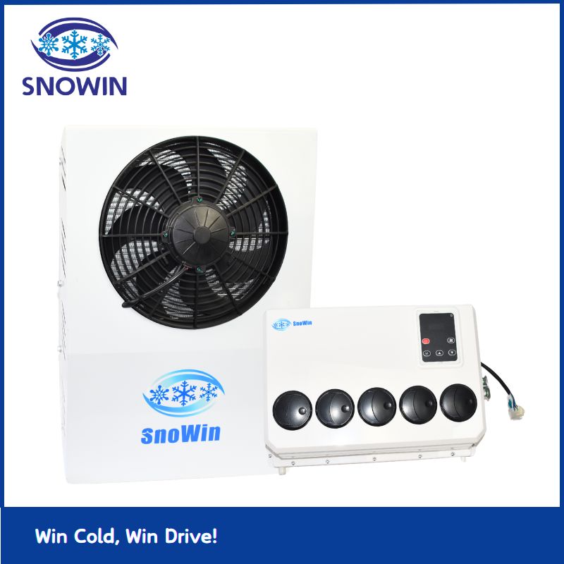 split type truck air conditioners snowin cold
