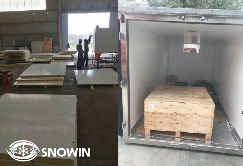 small mobile cooler trailer pakage and delivery