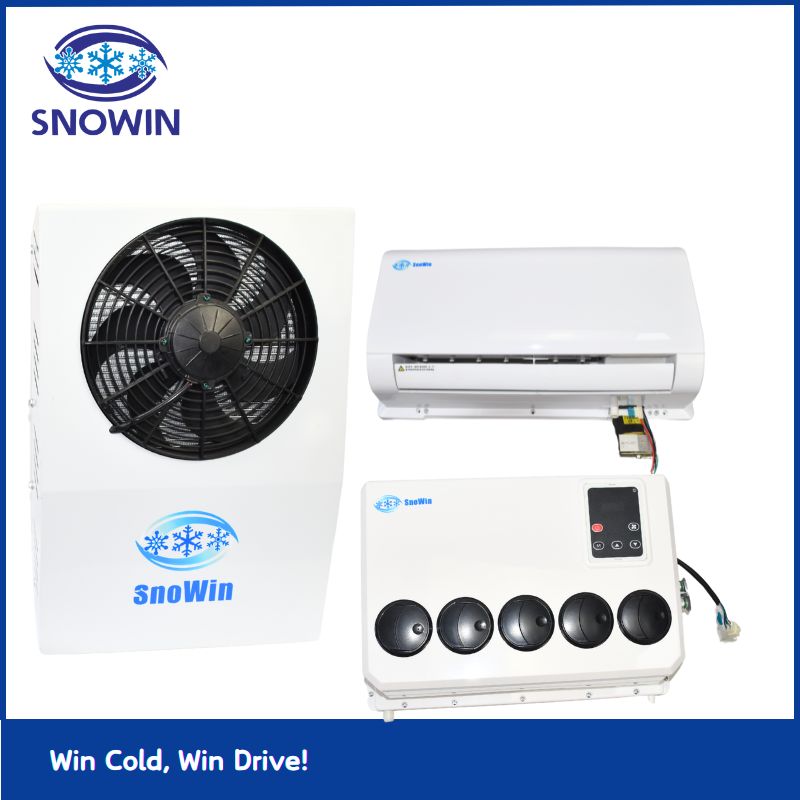 split type truck air conditioners snowin cold